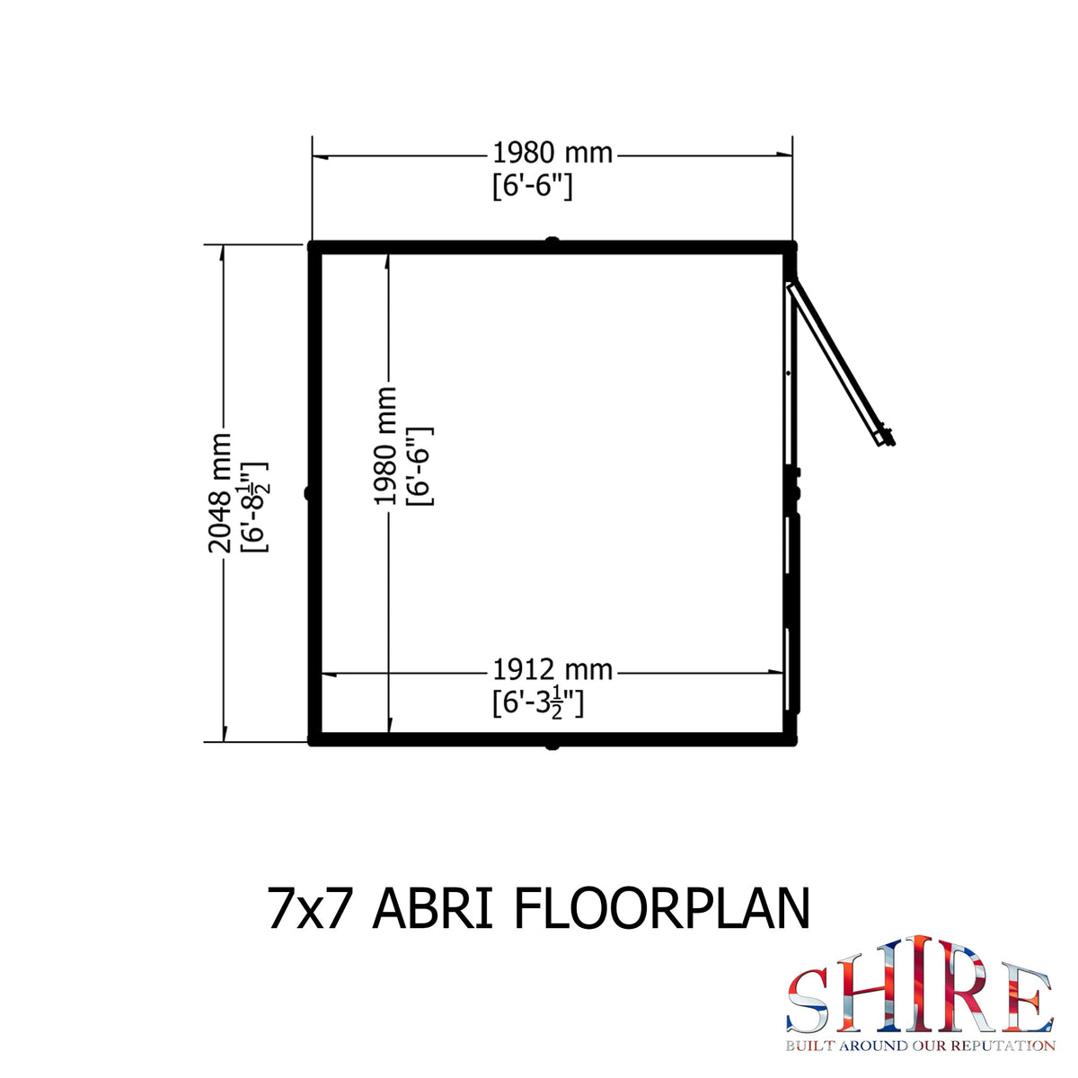 Abri 7x7 – Shire timber shed