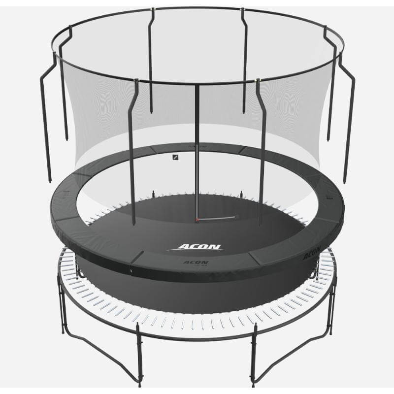 ACON Air 14ft Round Trampoline | Generous Family Jump Zone
