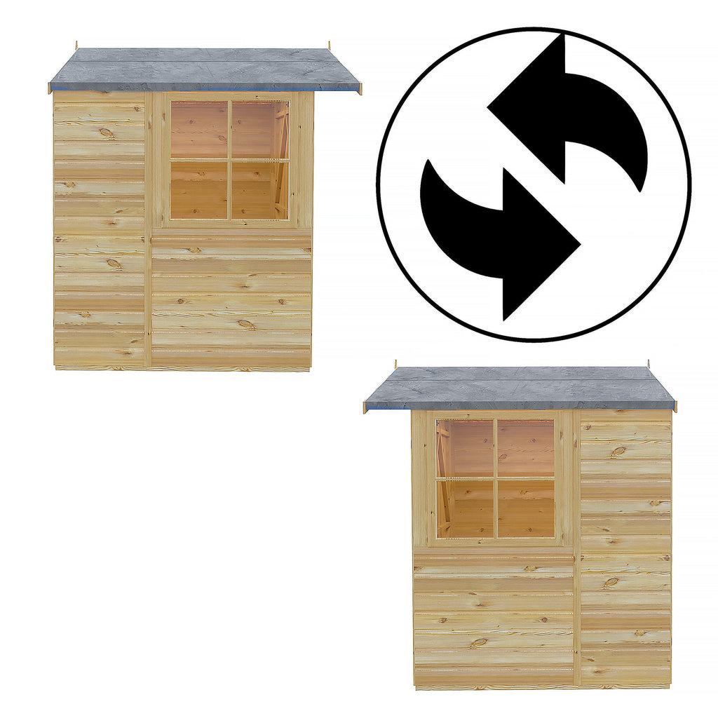 Alderney DD 7x5 – Shire double door timber shed