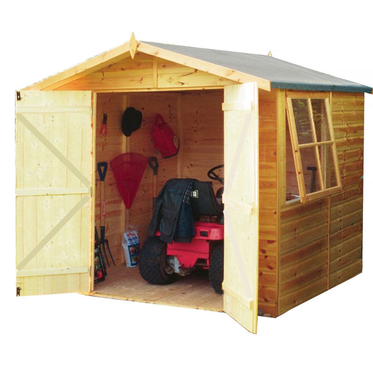 Alderney 7x7 – Shire double door timber shed