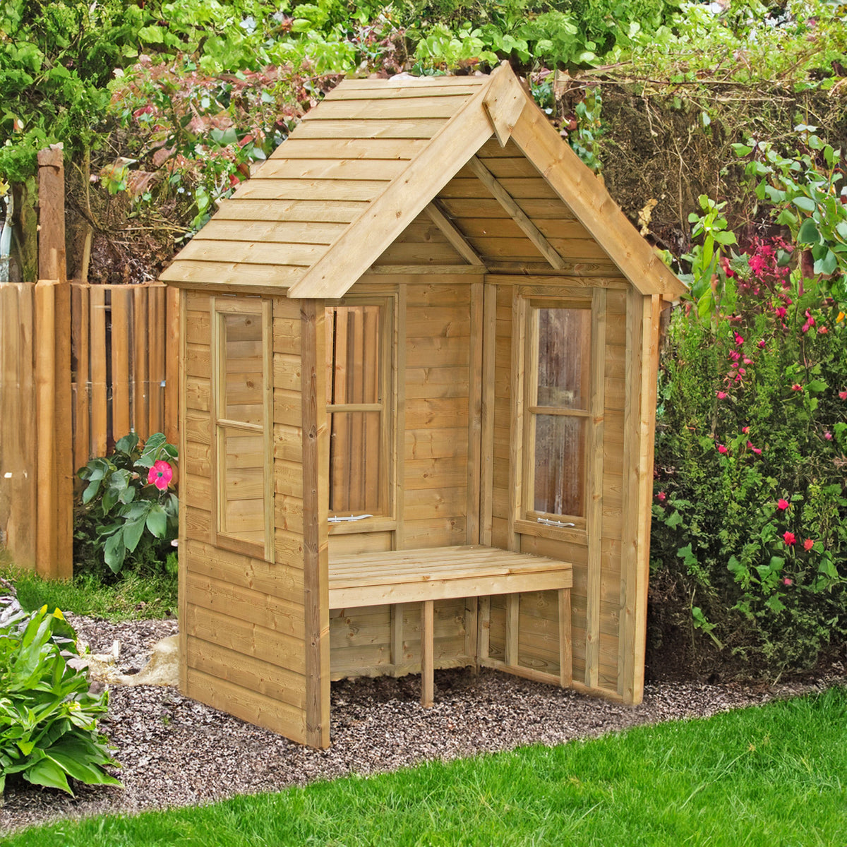 Almarie Arbour | 4x3 Pressure Treated Timber Garden Arbour
