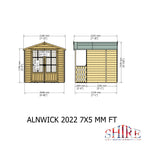 Alnwick 7x7 Summerhouse