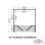 Alnwick 7x7 Summerhouse