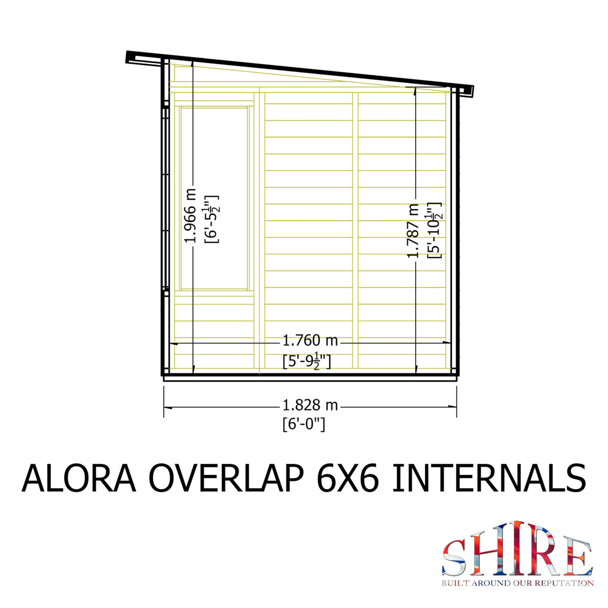 Alora Pent Summerhouse | Overlap Timber Summerhouse