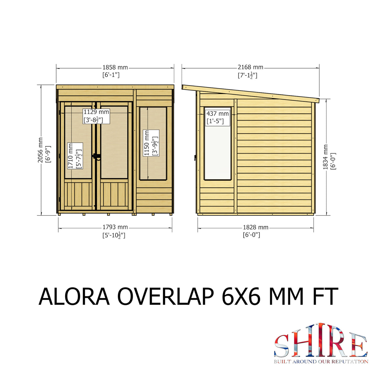 Alora Pent Summerhouse | Overlap Timber Summerhouse