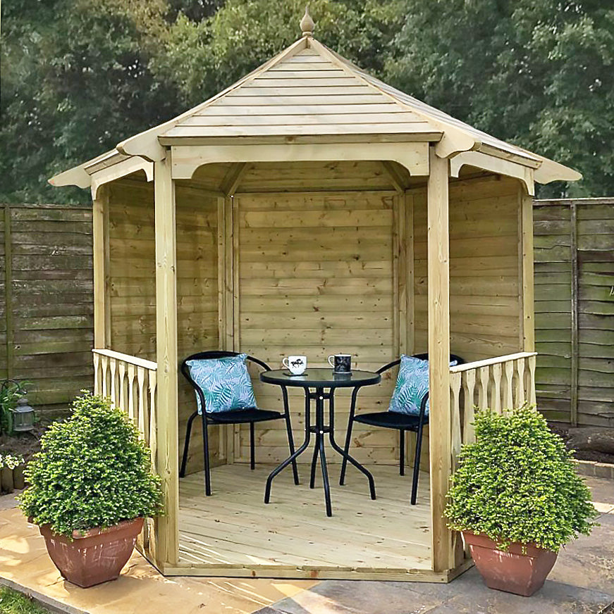 Shire Arbour | 7x6 Pressure Treated Timber Garden Arbour