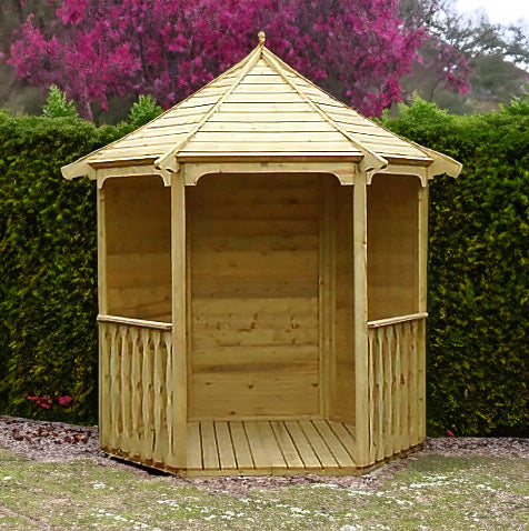 Shire Arbour | 7x6 Pressure Treated Timber Garden Arbour