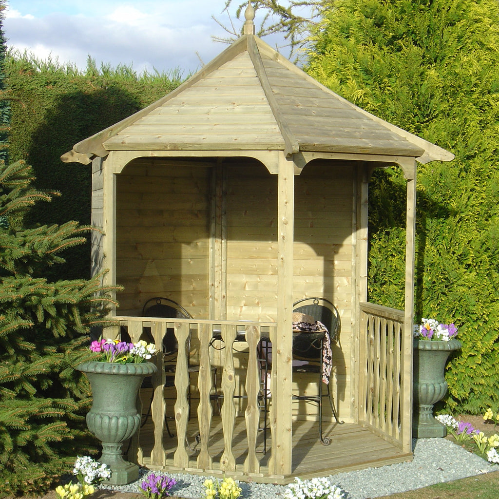 Shire Arbour | 7x6 Pressure Treated Timber Garden Arbour