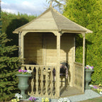Shire Arbour | 7x6 Pressure Treated Timber Garden Arbour