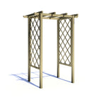 Arch Trellis Pergola | Pressure Treated Timber Garden Arch