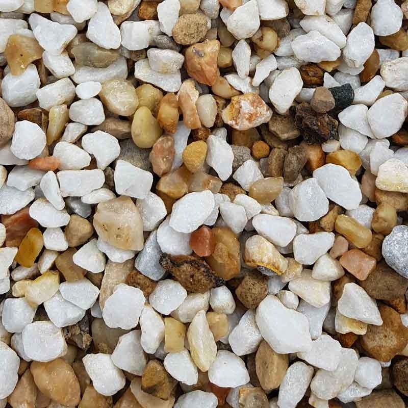 Arctic Champagne Gravel | 20mm Marble & Buff Decorative Chippings