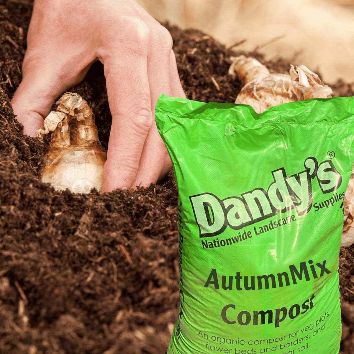 AutumnMix Compost Mulch | Autumn Planting Mix with 6-Month Feed