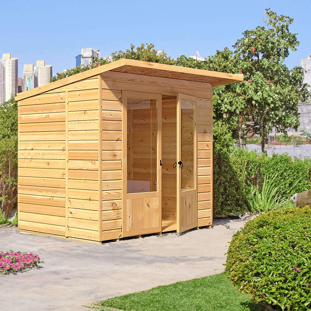 Avance Pent Summerhouse | 7x5 Shiplap Timber Pent Summerhouse