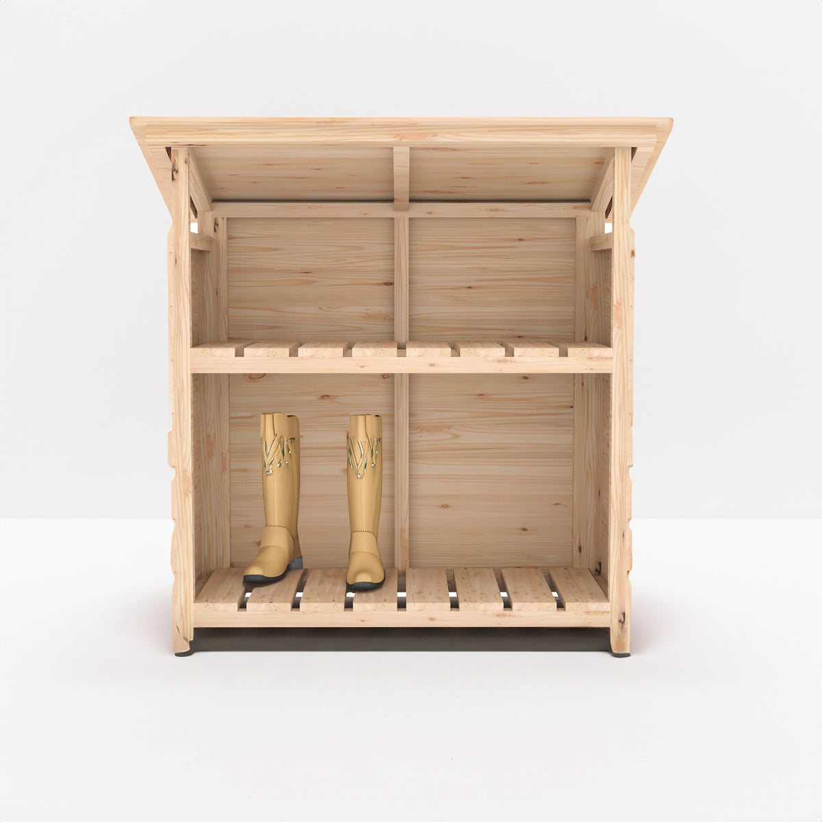 Aveley Double Welly Store | 3x1 Pressure Treated Timber Store