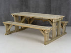 Abies Picnic Table and Benches Set