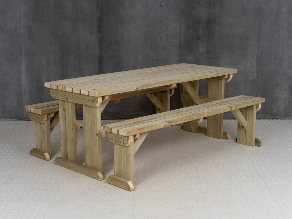 Aspen Picnic Table and Benches Set