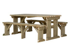 Aspen Picnic Table and Benches Set
