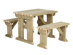 Aspen Picnic Table and Benches Set
