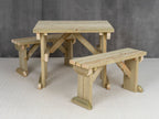 Aspen Picnic Table and Benches Set