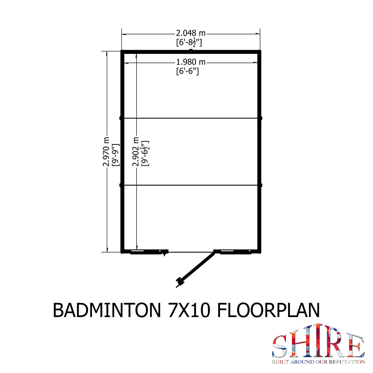 Badminton Summerhouse | 7x10 Shiplap Timber Summerhouse