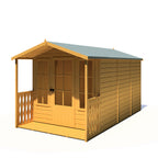 Badminton & Verandah Summerhouse | 7x12 Shiplap Timber Summerhouse with Verandah