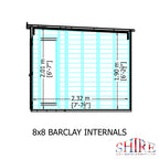 Barclay Summerhouse | Glazed Double Door Shiplap Timber Summerhouse