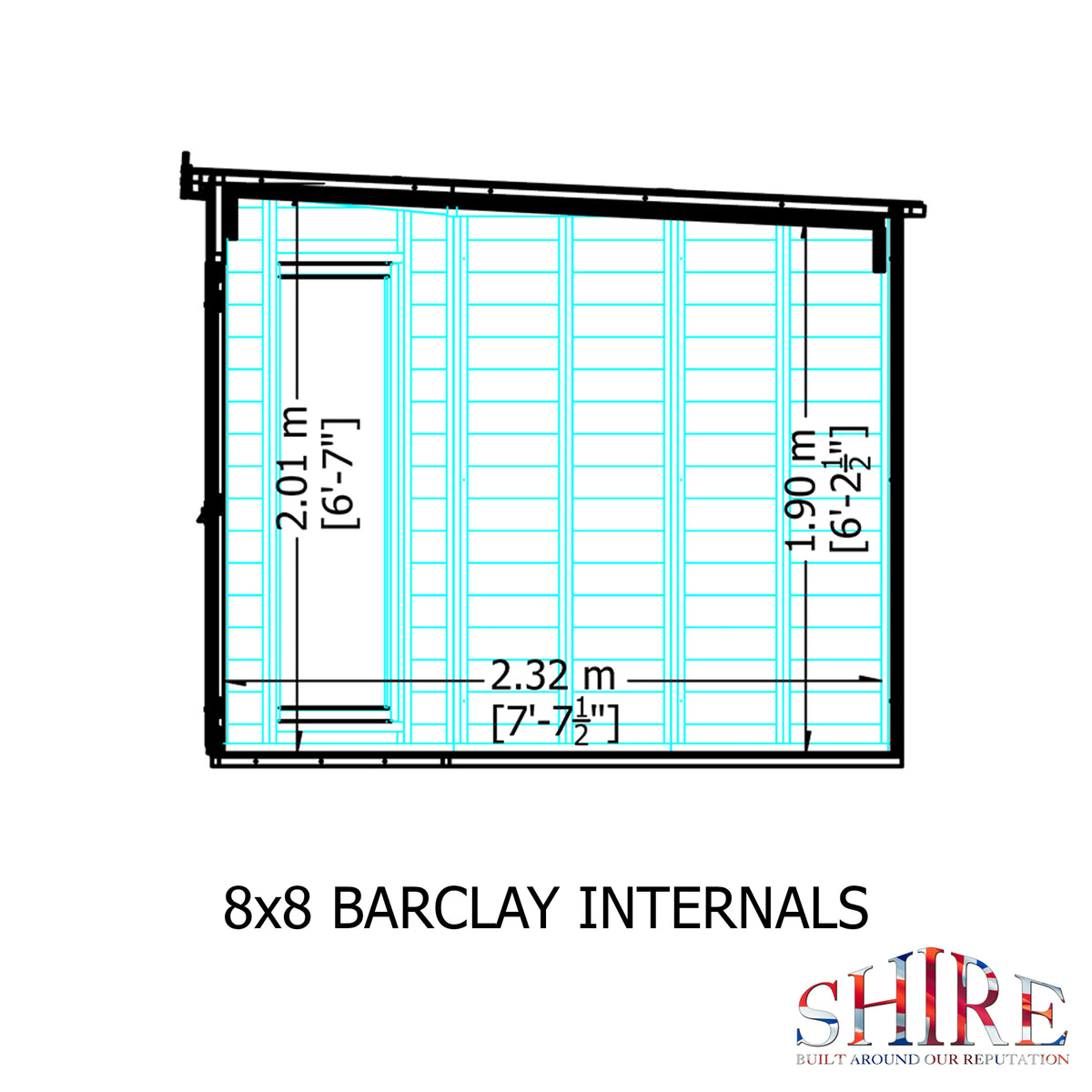 Barclay Summerhouse | Glazed Double Door Shiplap Timber Summerhouse