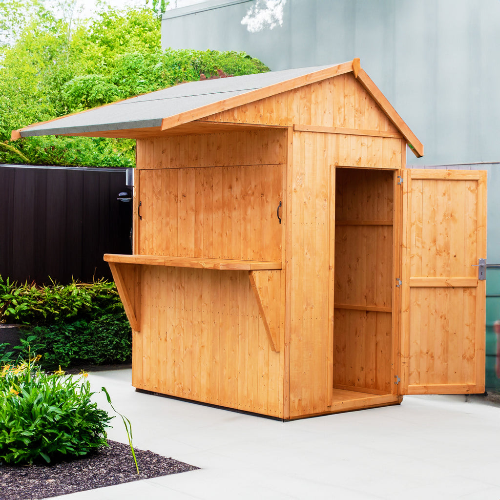 Bar Apex | 6x4 Timber Garden Bar with Convertible Store