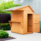 Bar Apex | 6x4 Timber Garden Bar with Convertible Store