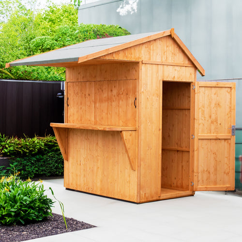 Bar Apex | 6x4 Timber Garden Bar with Convertible Store