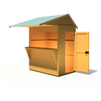 Bar Apex | 6x4 Timber Garden Bar with Convertible Store