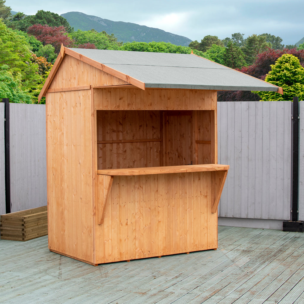 Bar Apex | 6x4 Timber Garden Bar with Convertible Store