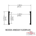 Bejoda Arch | 4x2 Pressure Treated Timber Garden Arch