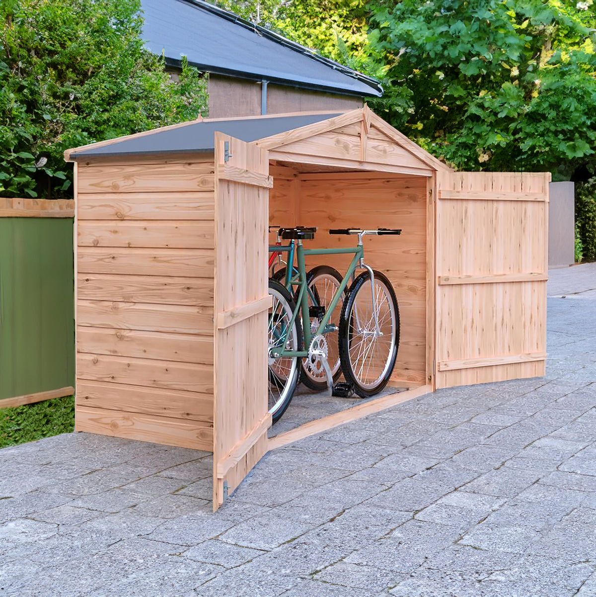 Apex Bike Store | 6x3 Shiplap Timber Bike Store (No Floor)