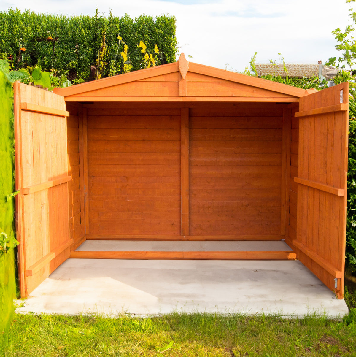 Apex Bike Store | 7x3 Overlap Timber Bike Store (No Floor)