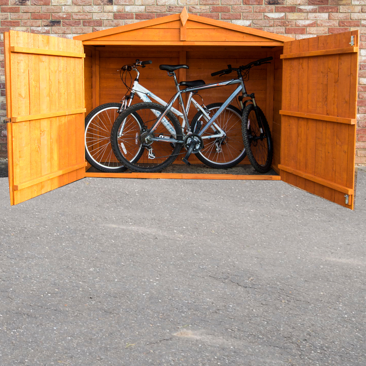 Apex Bike Store | 7x3 Overlap Timber Bike Store (No Floor)