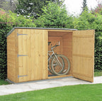Pent Shiplap Bike Store No Floor Garden Storage | 6x3 Timber Garden Storage