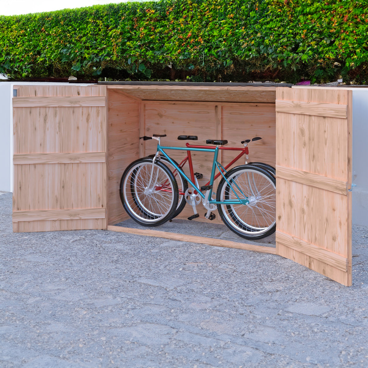 Pent Shiplap Bike Store No Floor Garden Storage | 6x3 Timber Garden Storage