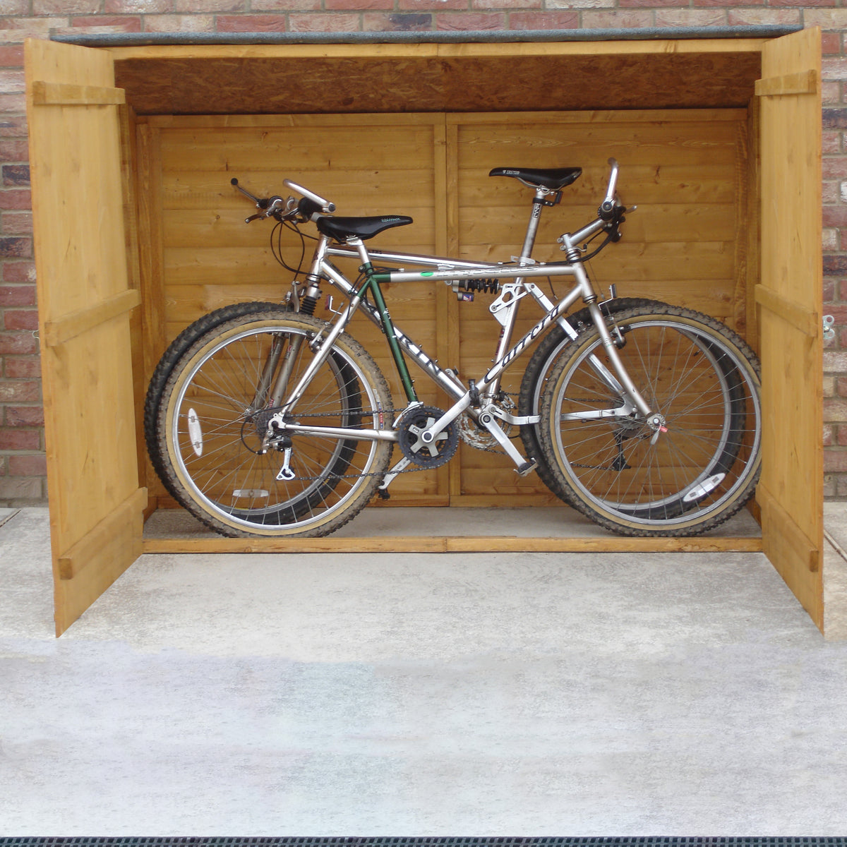 Pent Shiplap Bike Store No Floor Garden Storage | 6x3 Timber Garden Storage