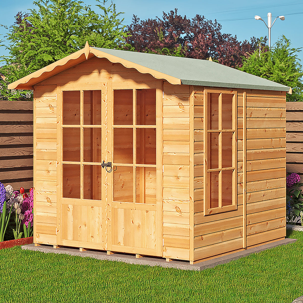 Buckingham Summerhouse | 7x7 Shiplap Timber Summerhouse