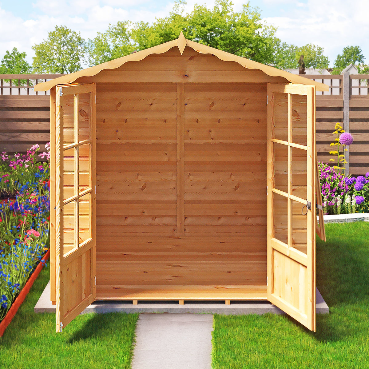 Buckingham Summerhouse | 7x7 Shiplap Timber Summerhouse