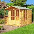 Buckingham + Verandah Summerhouse | 7x9 Shiplap Timber Summerhouse