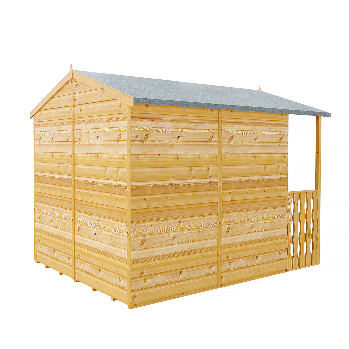 Buckingham + Verandah Summerhouse | 7x9 Shiplap Timber Summerhouse
