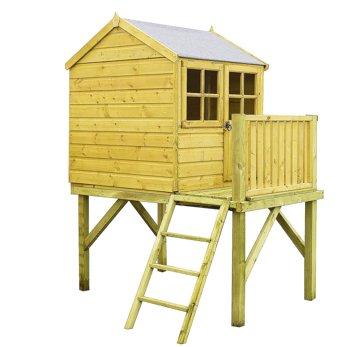 Shire Bunny 6x4 Playhouse with Platform