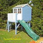 Shire Bunny 6x4 Playhouse with Platform & Slide