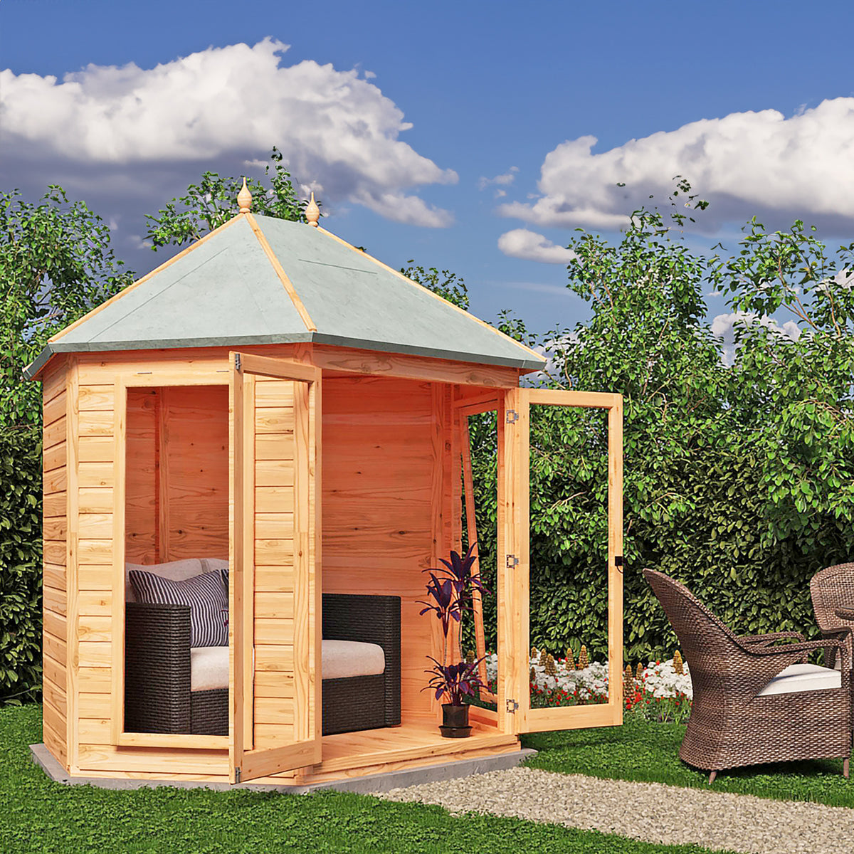 Buttermere Summerhouse | 8x6 Shiplap Timber Summerhouse