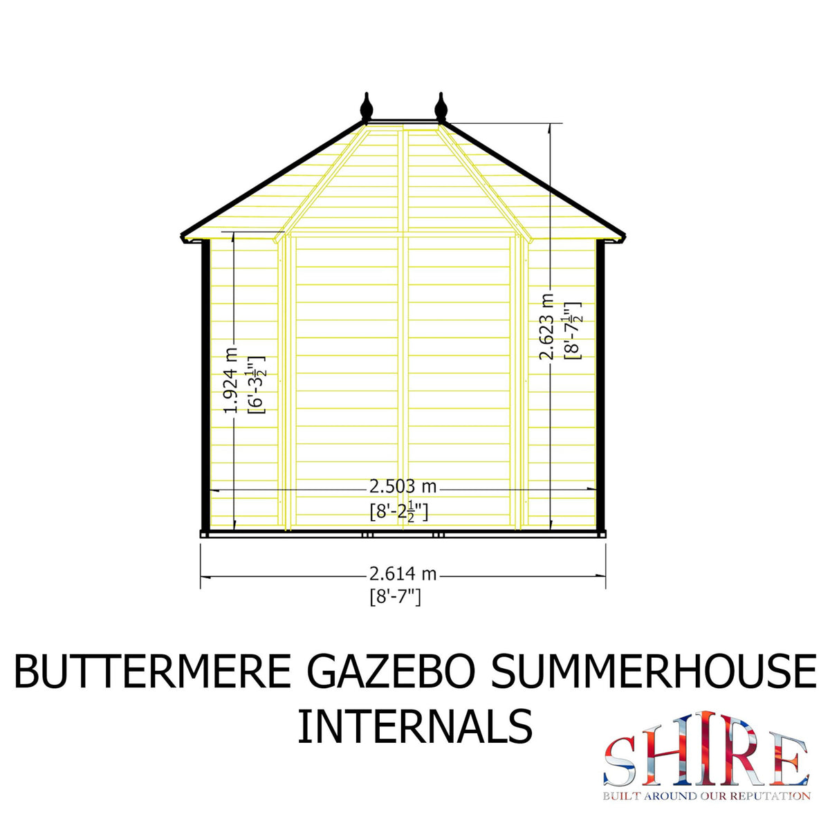 Buttermere Summerhouse | 8x6 Shiplap Timber Summerhouse