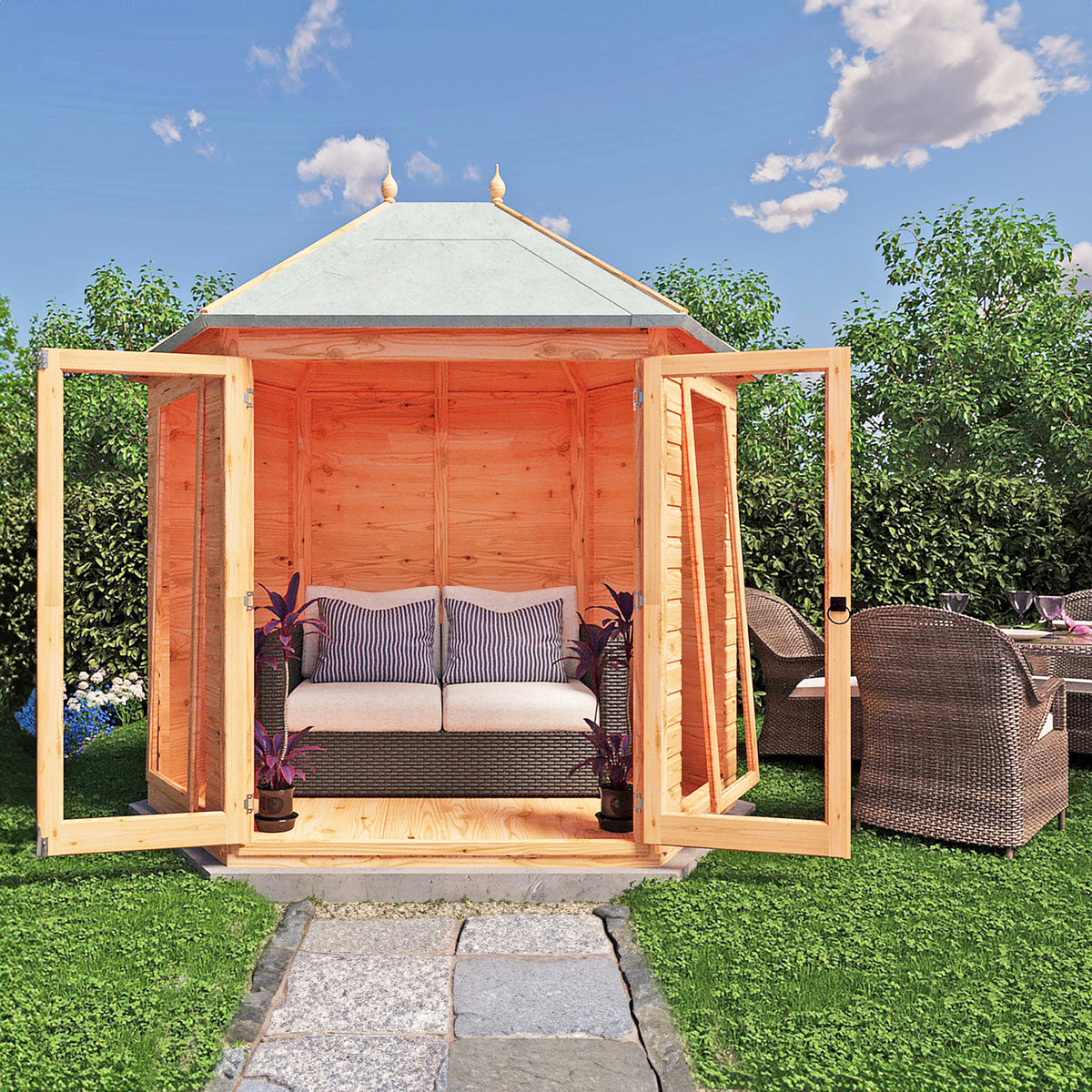 Buttermere Summerhouse | 8x6 Shiplap Timber Summerhouse