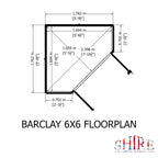 Barclay Summerhouse | Glazed Double Door Shiplap Timber Summerhouse