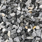 Black Ice Gravel | 20mm Black, Grey & White Marble Chippings
